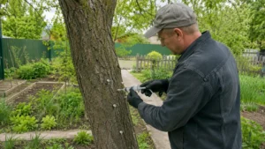 Лечение дерева методом стволовых инъекций специалистами Arbori Culture.